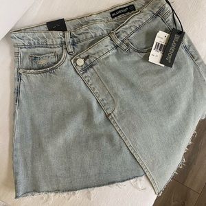BlankNYC asymmetrical Jean skirt 27